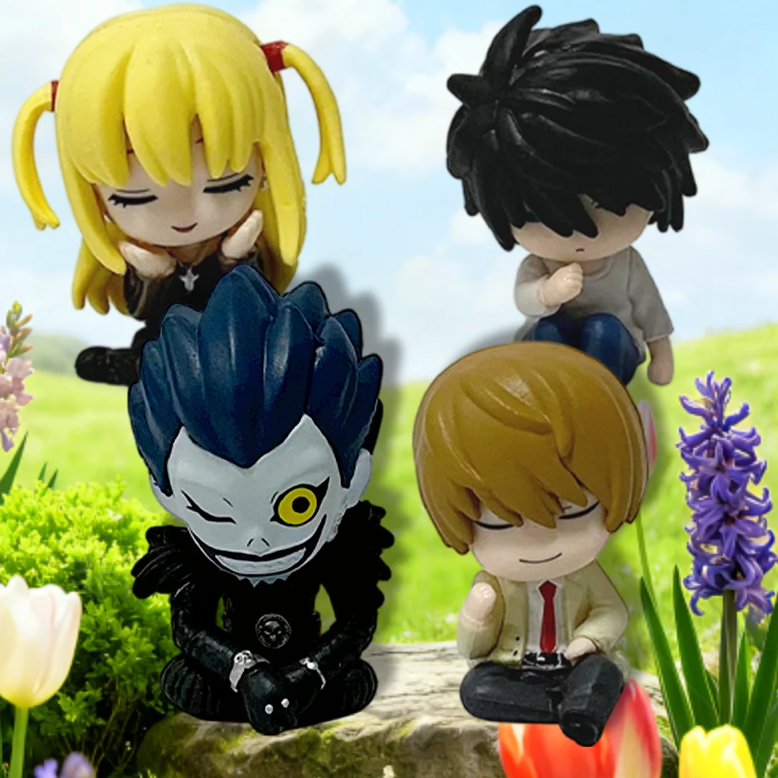 Figura de Aixlan DEATH NOTE, Yagami Light de 4 cm, MisaMisa Rem, Figura de Acción de PVC, Regalo de Cumpleaños, Figura Coleccionable