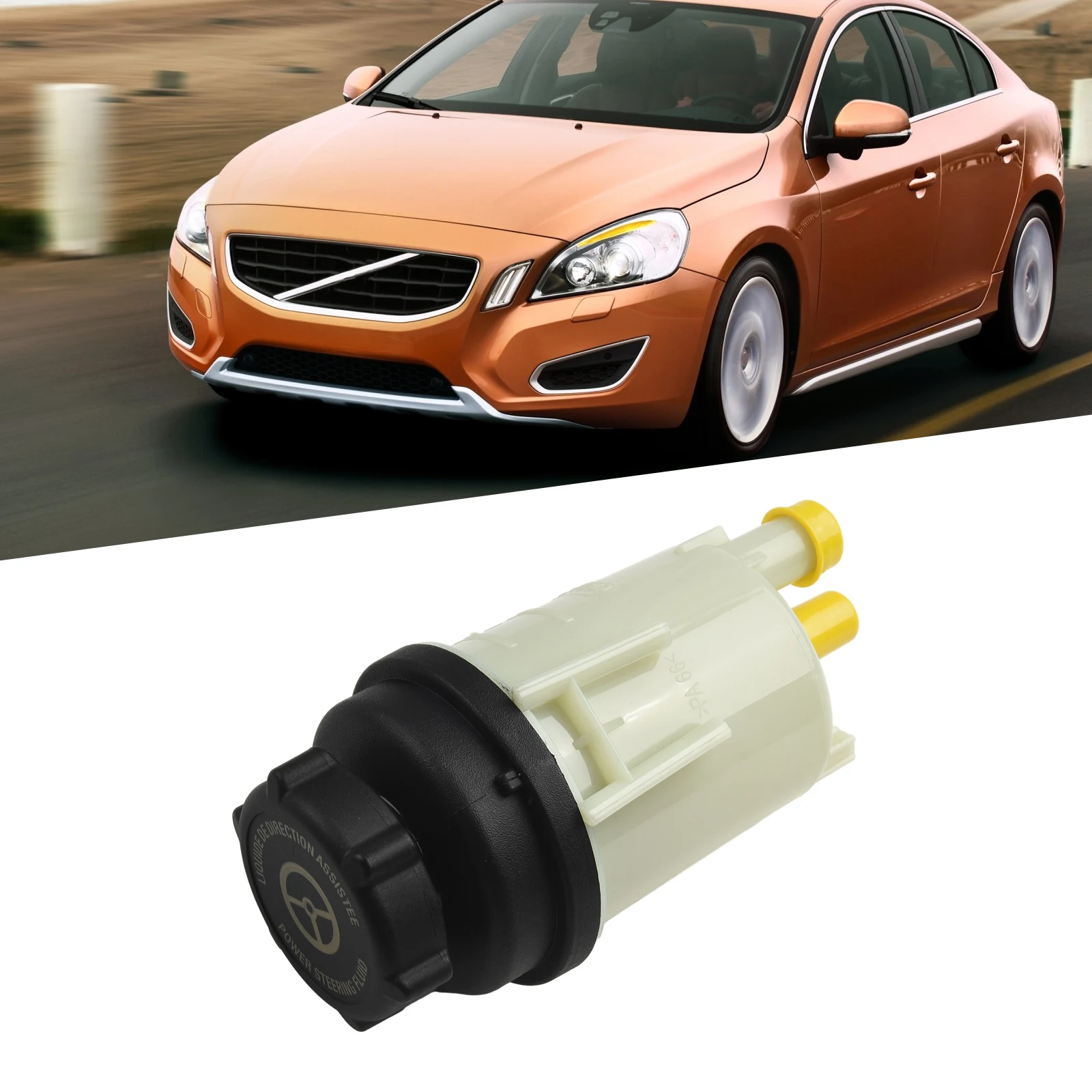 Steering Bottle High Quality Power Steering Reservoir Cap for Volvo S80 XC90 V70 XC70 S60 XC60 Easy Installation Guaranteed!