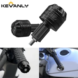 2PCS Motorcycle Handle Bar Ends Grips Moto CNC Metal Handlebar Counterweight Plug Slider Motor Bike Grips Dirt Bike Accessories