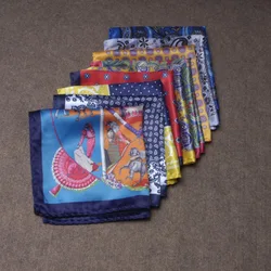 Luxury Mens Handkerchief Silk Accessories Hanky Pocket Squared Handkerchief Pocket Scarf Paisley Polka Dots Party Wedding Prom