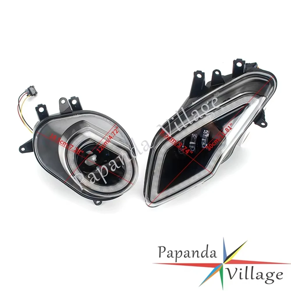 12V Plug Play LED Headlight For BMW S1000RR 1000 RR Motorcycle DRL Headlamp High Low Beam Front Lights Lamp Accessories 2009-14