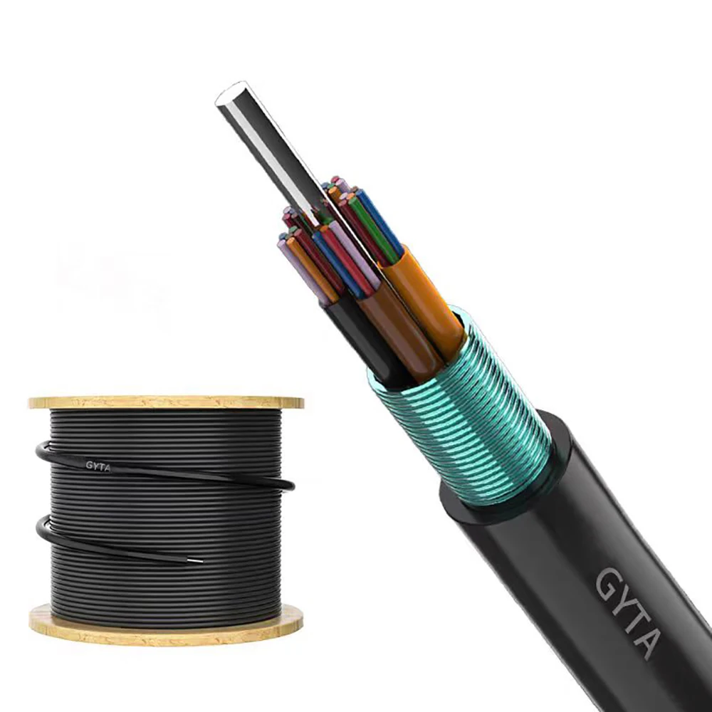 Fiber Armored Optical Fiber Cable Outdoor Fiber Optical Cable Communication 4/6/12/24/48/96-Core Single Mode GYTA/GYTS ADSS OPGW