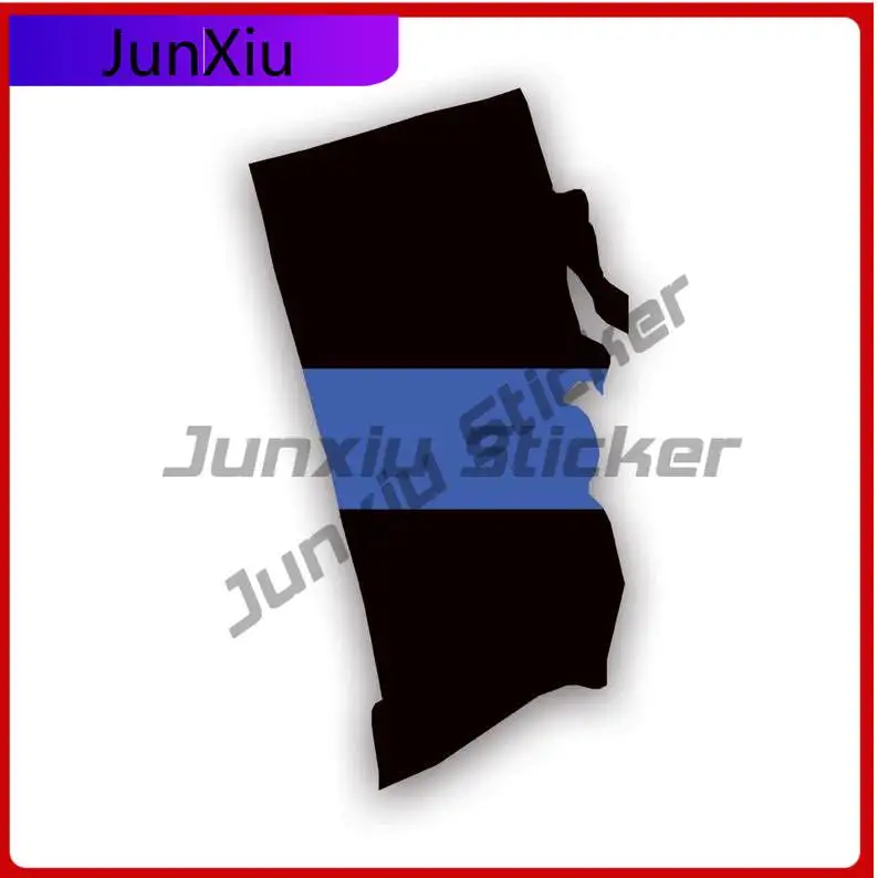 

Rhode Island State Shaped The Thin Blue Line Sticker Uv Protected Police First Responder Law Enforcement Ri V2 Car Sticker Vinyl