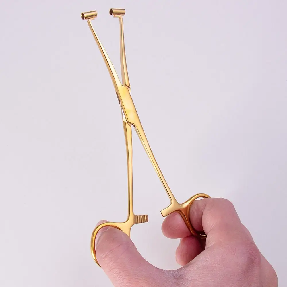 

Body Jewelry Tool Stainless Steel Piercing Clamp Piercing Tools Puncture Tool Disposable Professional Tool Tweezers