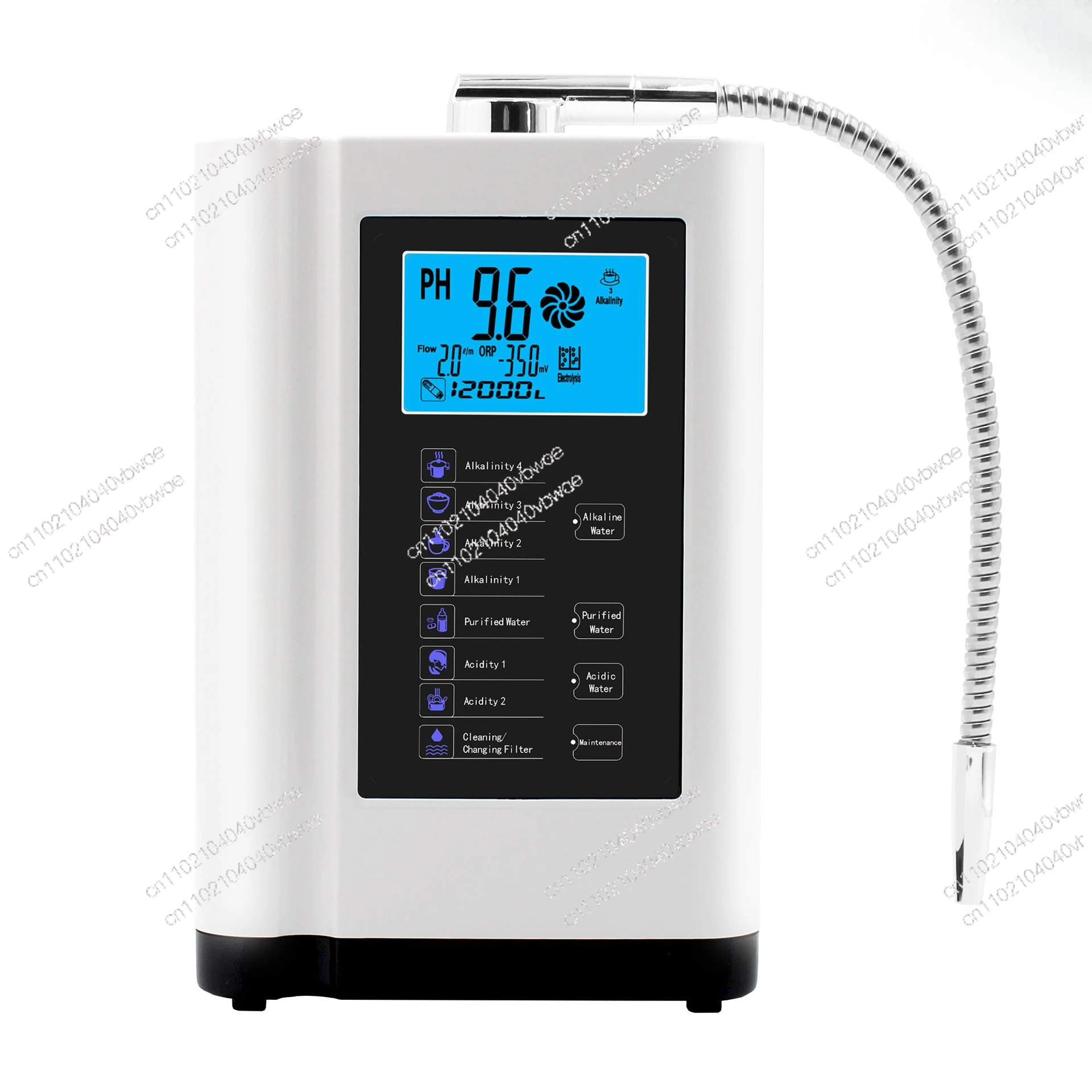 

Alkaline Water Purifier Hydrogen-rich Water Ionizer EHM-729 Negative Potential Reduced Water Ionizer Small Molecule