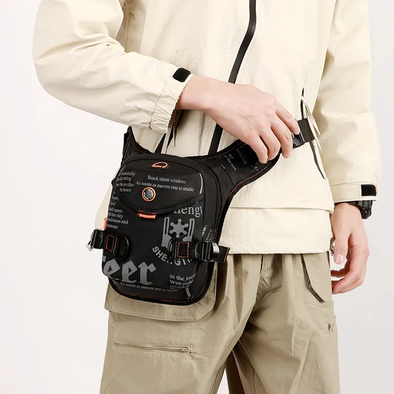 New Trendy Brand Shoulder Messenger Bag Travel Mini Men's Backpack Lightweight and Simple Mobile Phone Fanny Pack