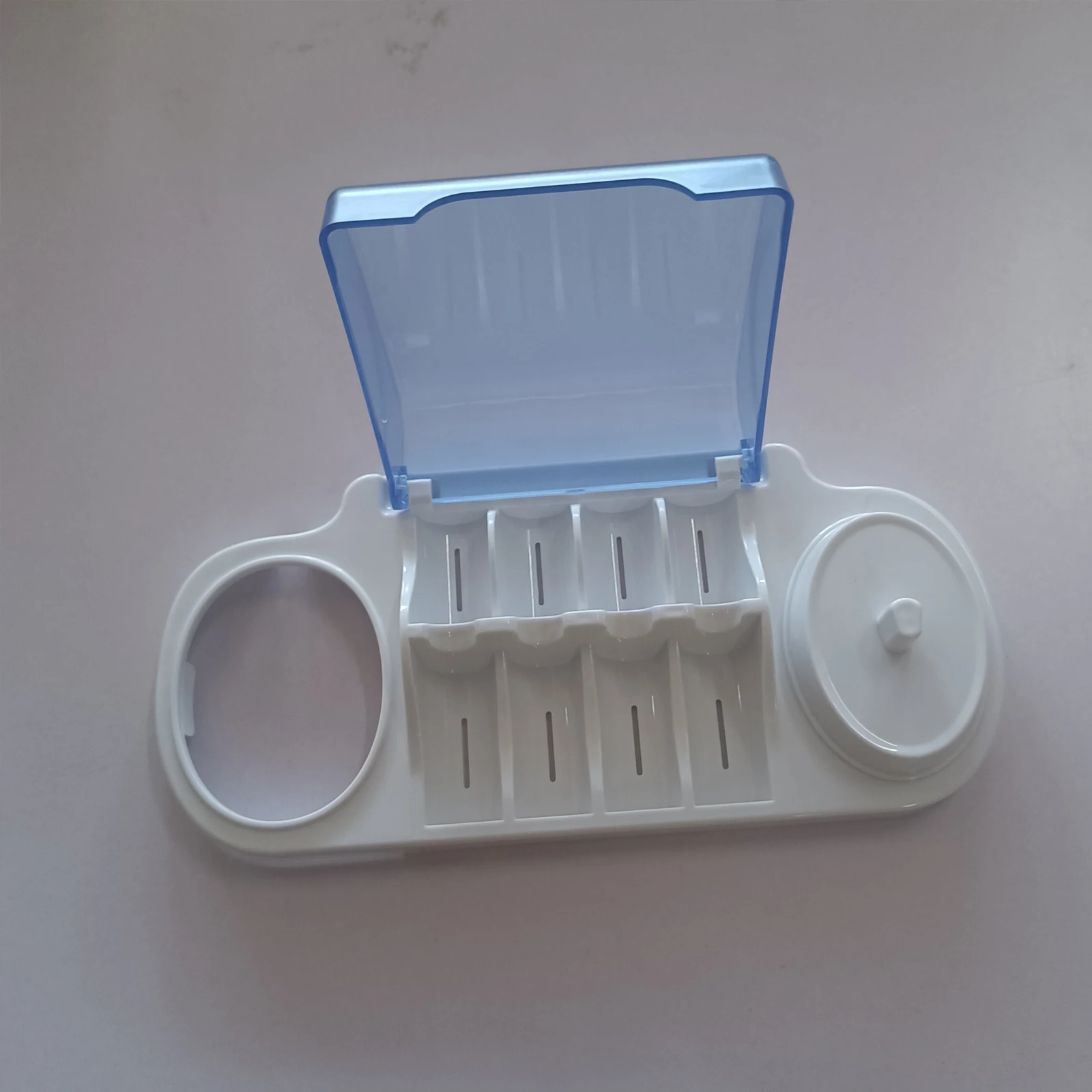 

Подставка-держатель для электрической зубной щетки, с 4-мя органайзерами для насадки щетки, для Oral B