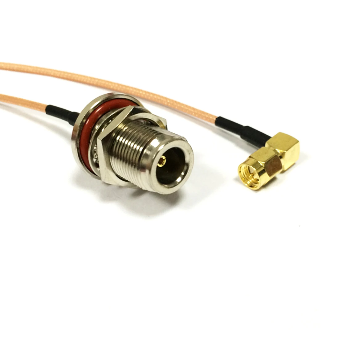 

New SMA Male Plug Right Angle Switch N Female Jack Convertor RG316 Cable 15CM 6" Adapter For WIFI Antenna