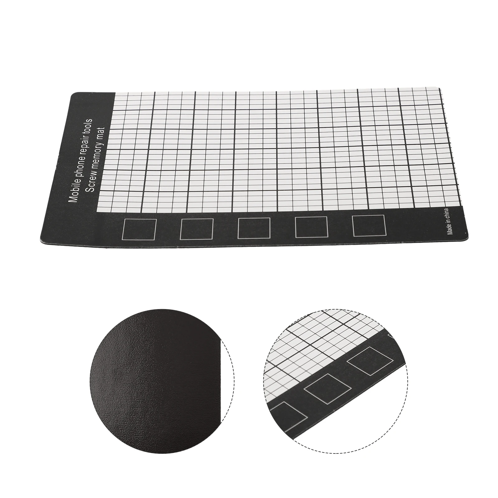 Tapete Parafuso magnético para ferramentas de reparo do telefone móvel, Memory Chart, Work Pad, Placemat, Almofada Ferramenta Magnética, 145x90mm