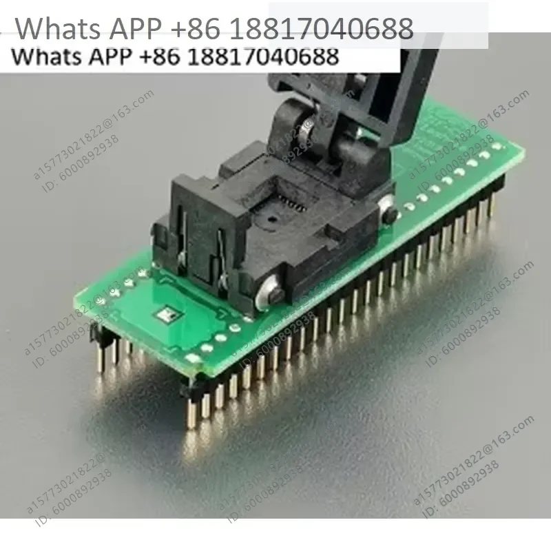1PC for Burner Seat DIL8 QFN8-5 ZIF-CS SFlash-1a Ord No 1275A Socket Adapter for Programming Flash Memory Chips