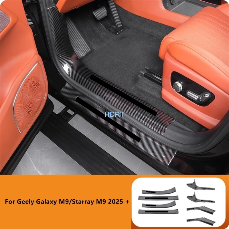 

Для Geely Galaxy M9/Starray M9 ‌ 2025 + автомобильный стиль, порог, накладка на порог, педаль B, крышка стойки, задняя защита багажника, задняя пластина багажника