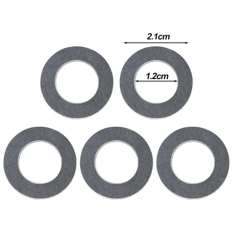 Car Oil Pan Gaskets Engine Oil Drain Bolt Sealing Gasket for Toyota 12mm Hole Nut Seal Ring Replaceable Accessories 90430-12031