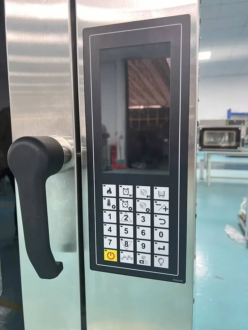 MECH Industrial Stainless Steel Bakery Equipment 5 10 Trays Croissant Pizza Rotary Oven