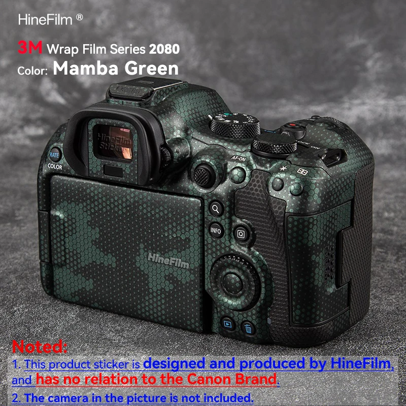 Hinefilm Skin for Canon EOS R6M3 Camera Sticker R6 III Premium Decal Skin R63 Camera Skin For EOS R6 Mark III  Wrap Cover Film