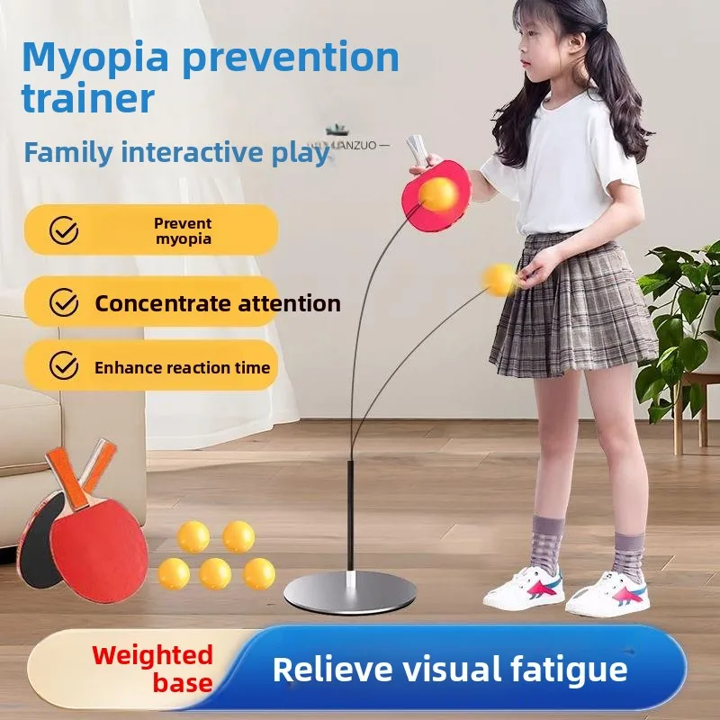 

Soft Axis Table Tennis Trainer Self-Practice Elastic Return Anti-Nearsightedn Home Use Dual-Person Training Equipment