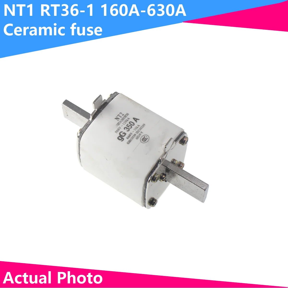 NT1 fuse RT36 NT1 RT16-1 gL250A 500V fuse ceramic fuse core