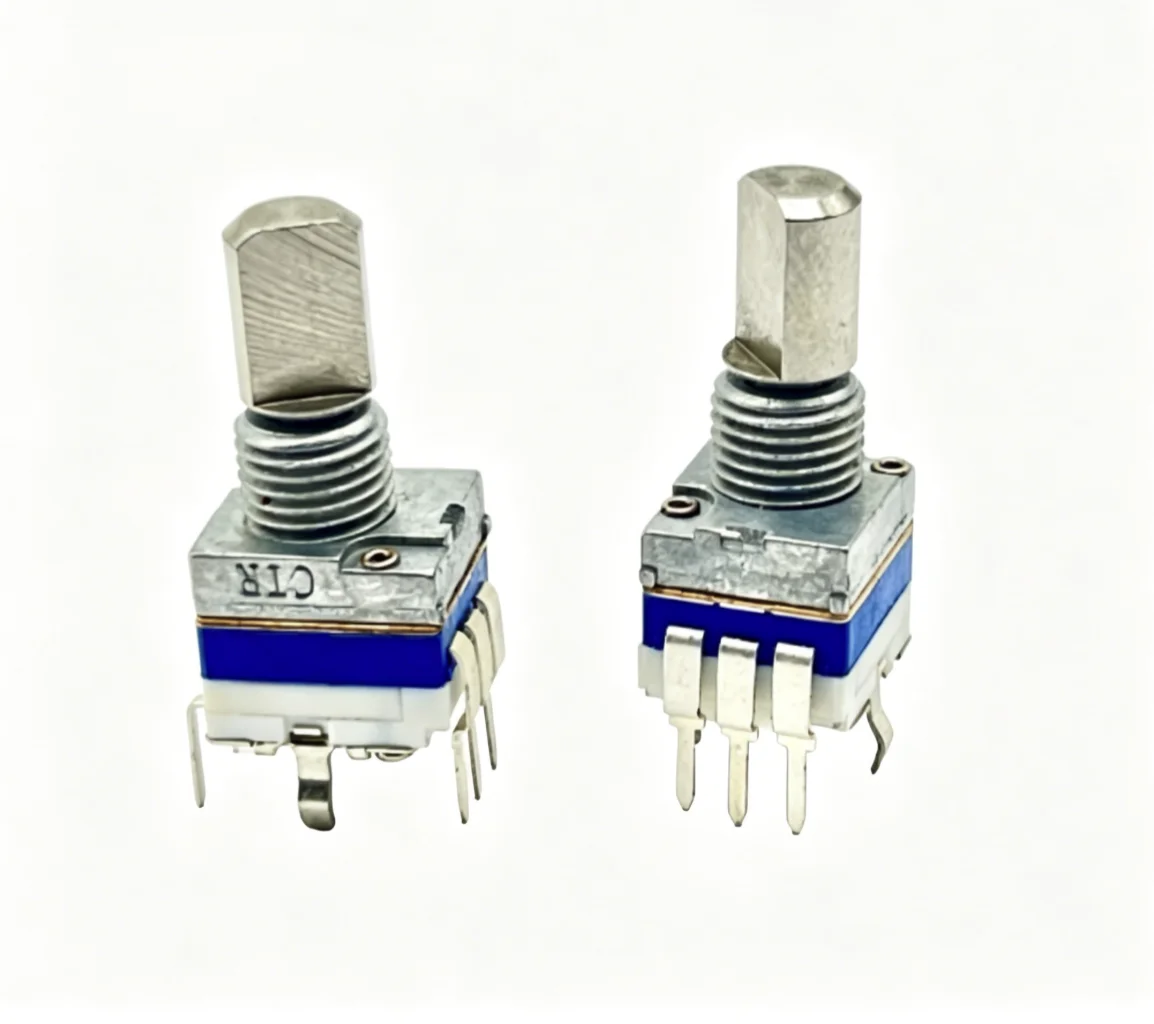 CTR Intercom Encoder ED09 20-position rotary switch 5-pin, shaft length 14mm 2pcs