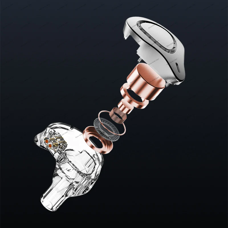 لافيالأذن LE1 HIFI ديناميكية داخل الأذن سماعات الأذن المهنية المرحلة رصد سماعات مع كابل انفصال 2pin 0.78 مللي متر