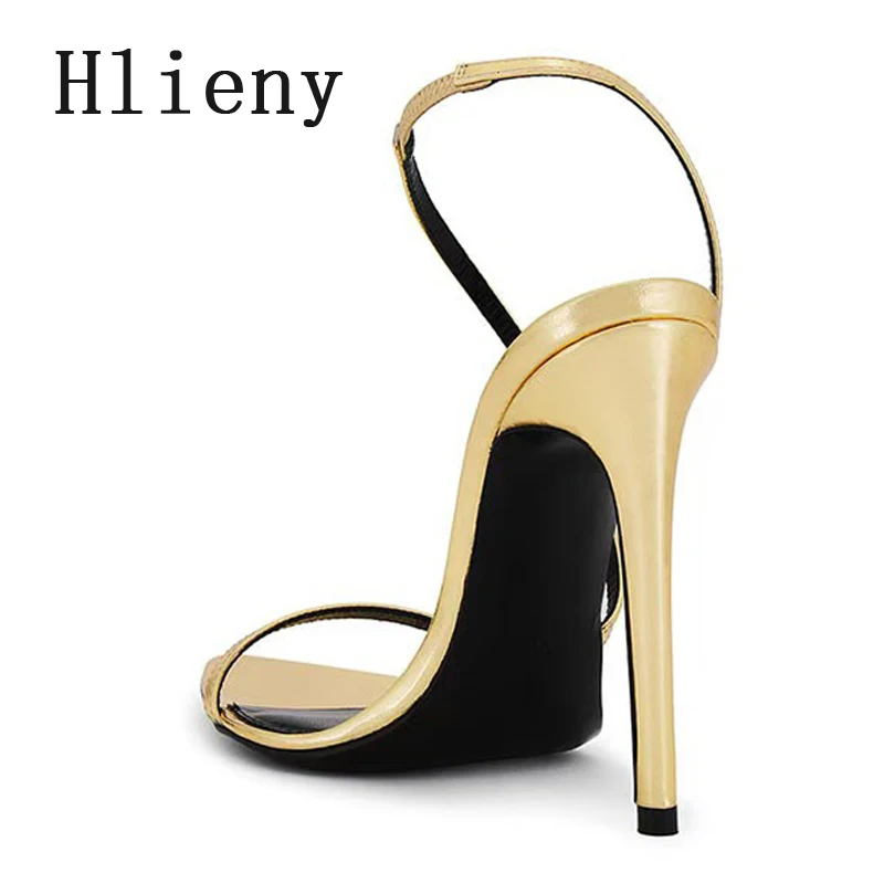 

Hlieny/летние уличные стильные модные женские сандалии с узким ремешком и острым носком, модная обувь без шнуровки для вечеринки, выпускного вечера на тонком высоком каблуке