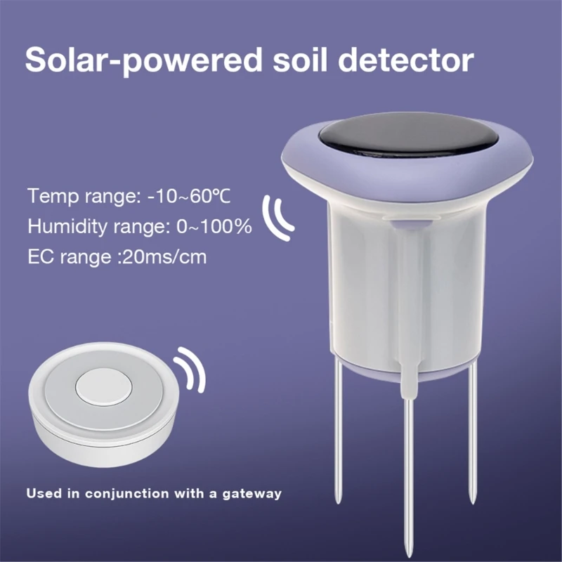 เครื่องทดสอบดินแสงอาทิตย์สำหรับข้อมูลอุณหภูมิความชื้นแบบเรียลไทม์ผ่านแอปพลิเคชันมือถือ