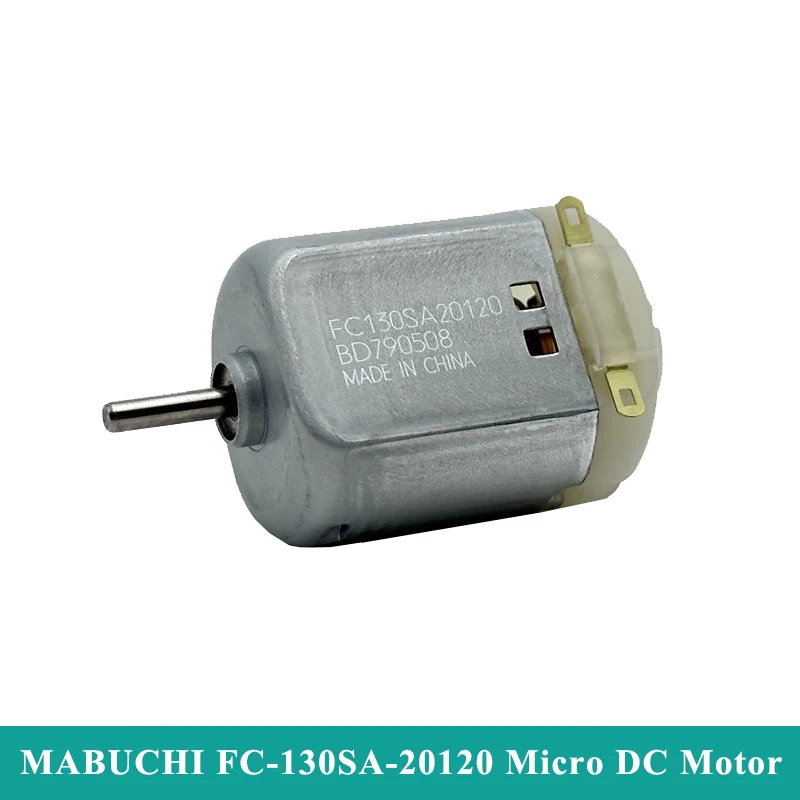 

Mabuchi FC-130SA-20120 Micro 130 DC Motor DC 3V 3.7V 5V 6V 17000RPM High Speed Carbon Brush Strong Magnetic DIY RC Toy Car Boat