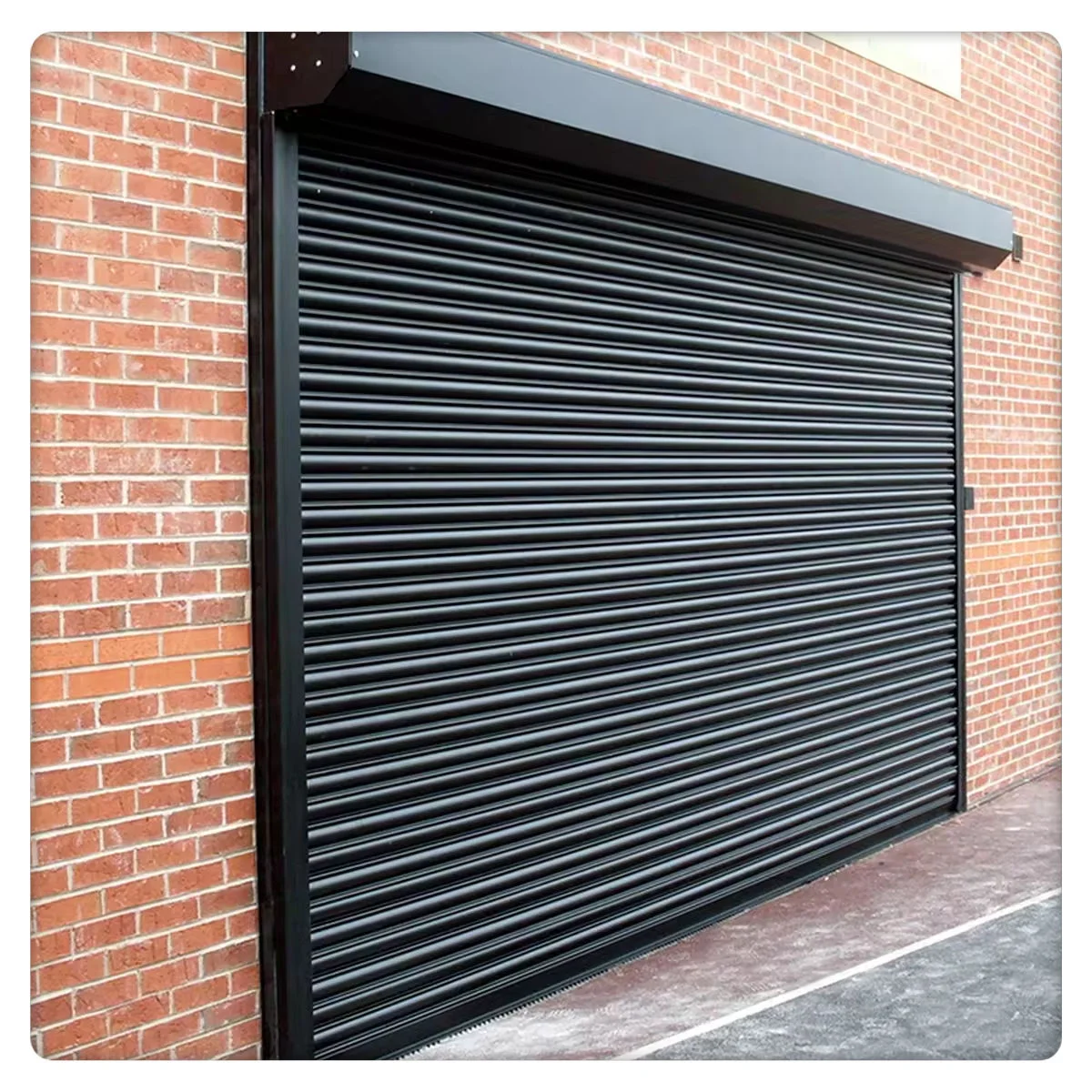 Customized Insulated Roll Up Door For Garage Soundproof And Energy Saving With Fade Resistant Powder Coating