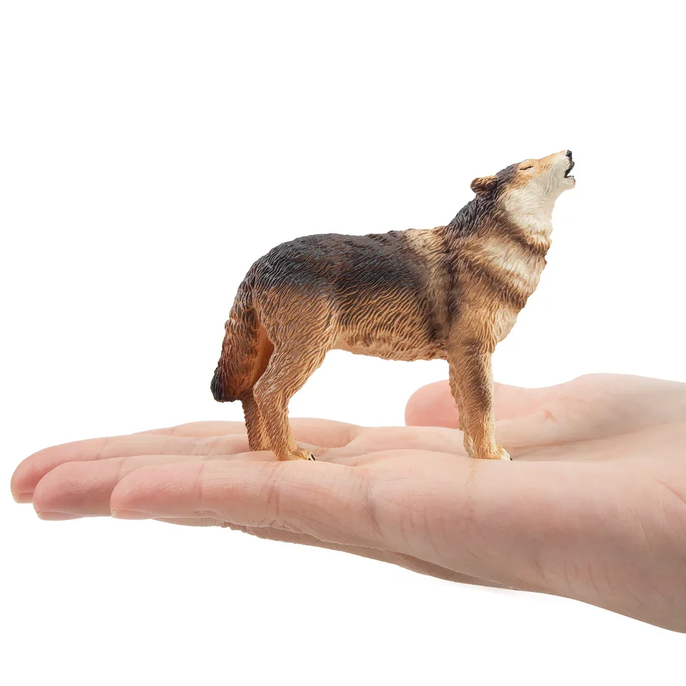 Toymany Simulation Wolf Wildlife Animal Model Toy Mini Figures Dolls Action Figurines Toys for Children Gift Cake Decoration - Image 2