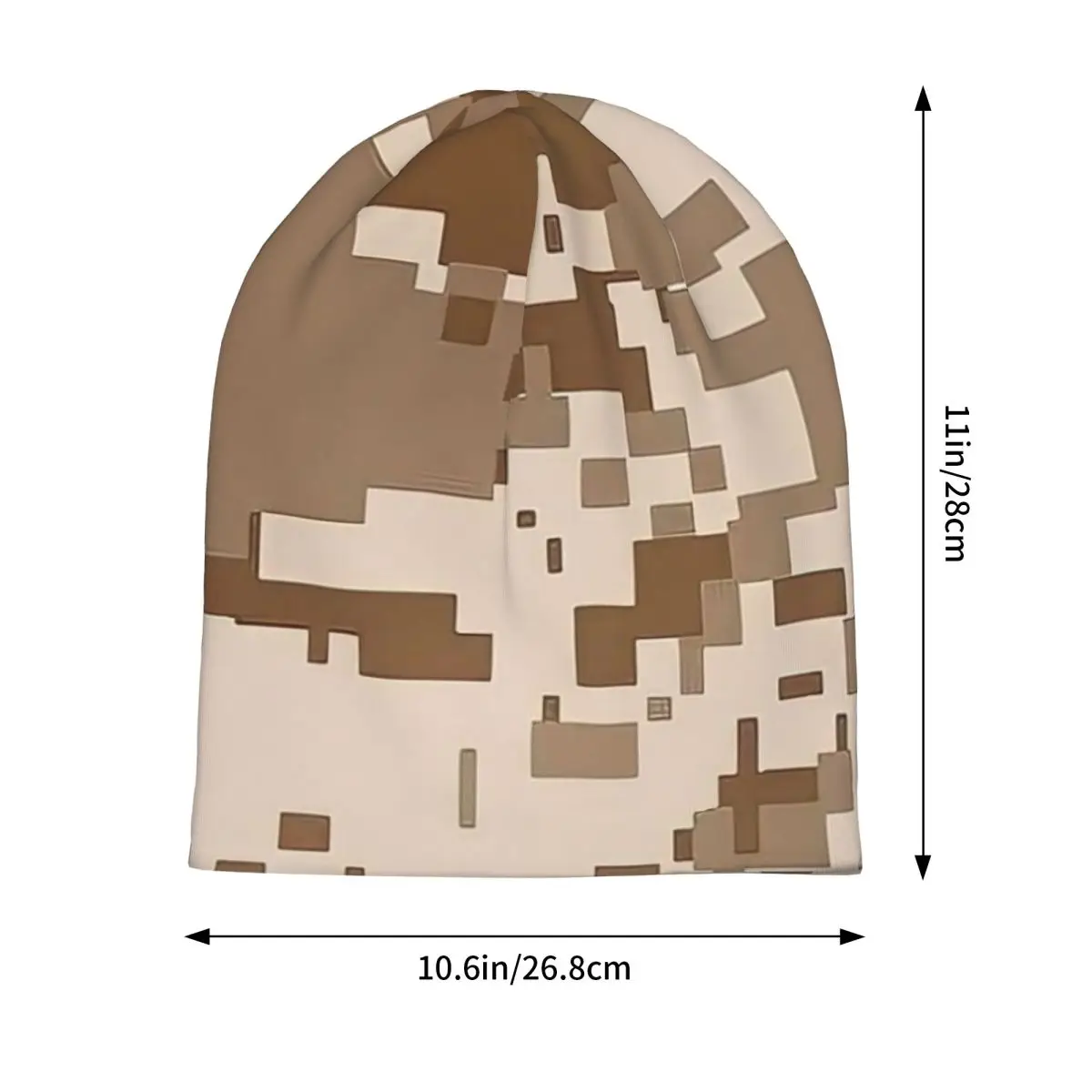 Desert Digital Camo Men Women Adult Beanies Caps Knitting Bonnet Hat Warm Fashion Autumn Winter Outdoor Skullies Hats