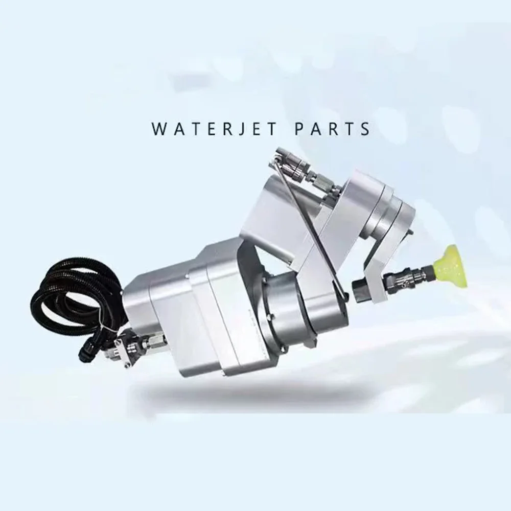 

AC 5Axis Water Jet Cutting Head Five Axis AC Waterjet Cutter Head Machine Spare Marble Glass Metal Waterjet Cutter Head AC5 Axis