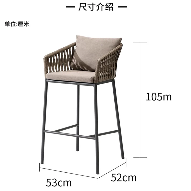 Скандинавские барные стулья из ротанга, роскошные кофейные современные барные стулья для спальни, уличный дизайнер Sillas Para Barra De Cocina, мебель для дома