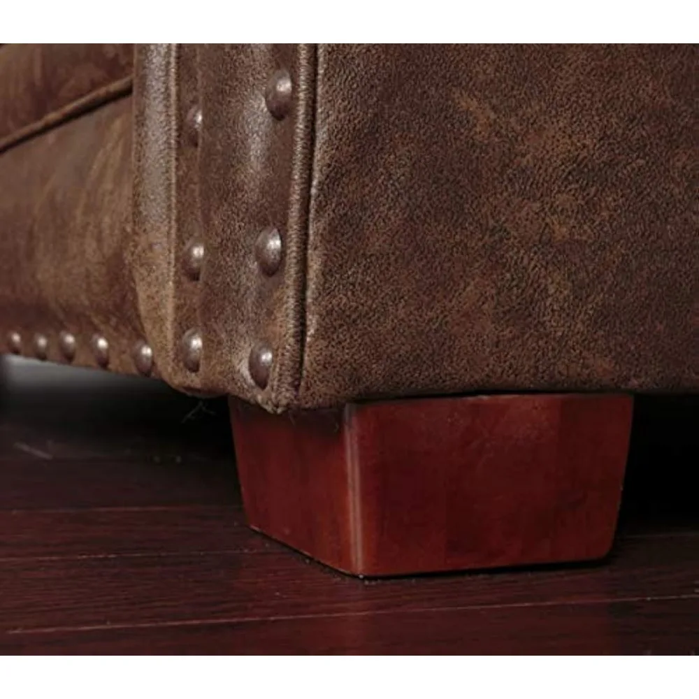 Modèle Ottoman Buckskin Pinto Marron