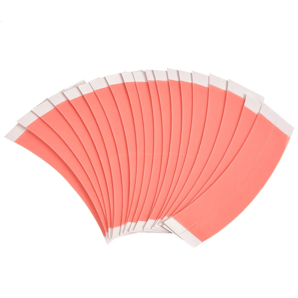 

36 Pieces Per Bag Red Double Sided Tape Waterproof and Sweat-proof Ultra-thin Invisible Adhesive Tape for Toupee or Lace Wigs