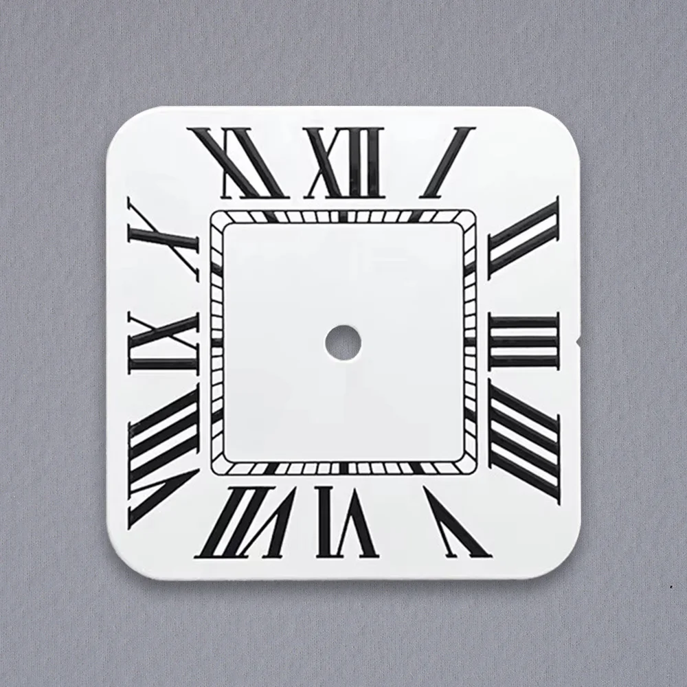 27mm S Logo Rome Dial Fit NH35/NH36/4R/7S Japan Movement No Luminous Watch Modification Accessories