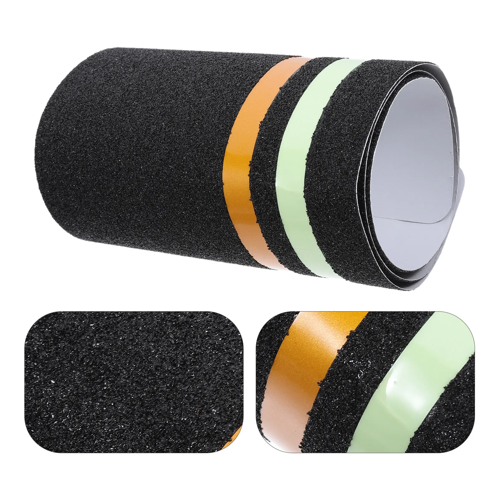 Non Slip Stair Tread Tape 5 Pack Reflective Glow in the Dark Adhesive Strips for Outdoor Steps Ramps Decks