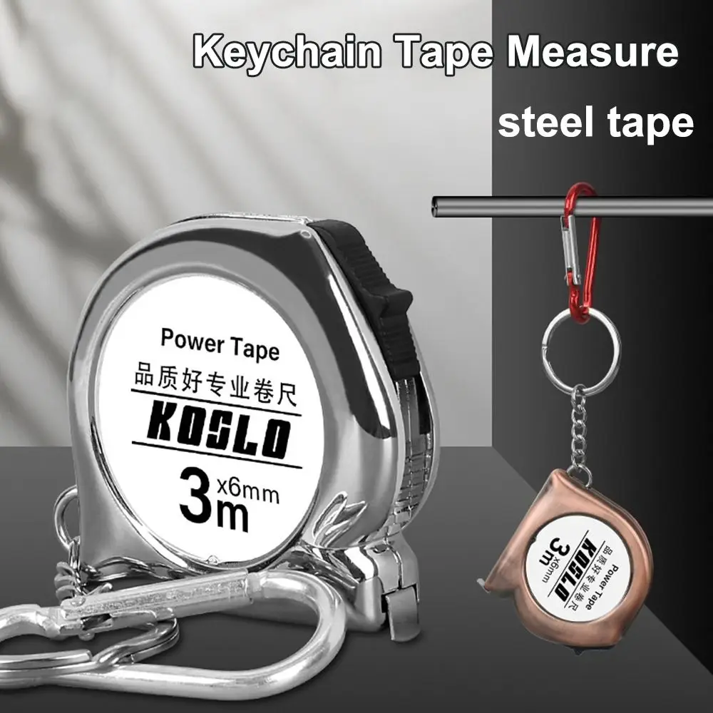 Keyring Keychain Tape Measure DIY Gift Ruler 300cm Measure Measuring Tools Delicate Gauging Tool Home