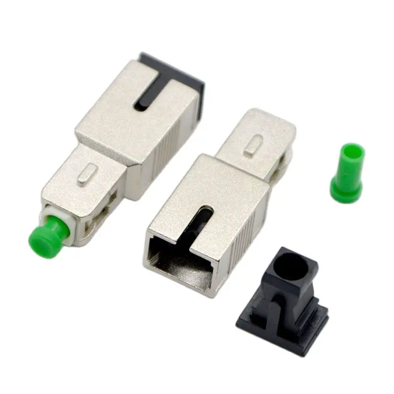 1pcs NEW Optic Fiber Connector SC/APC Female-SC/UPC Male SM-9/125 Fiber Optic Adapter Flange Coupler Special Wholesale