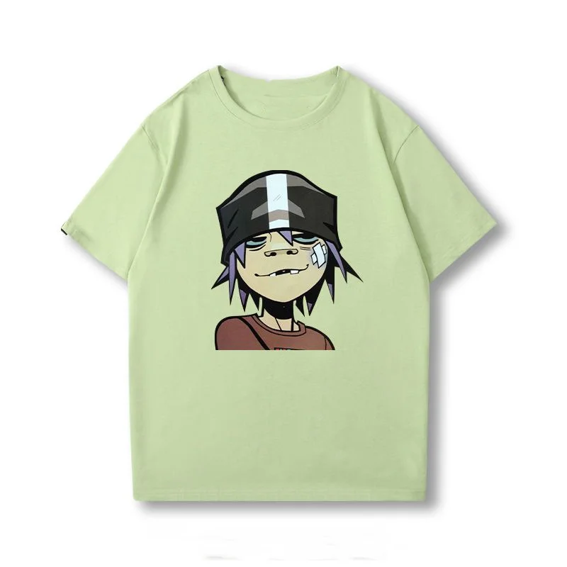 Street Gorillaz Band T-shirt Gorillaz Cute animated character T-shirt Kids/boys/girls T-shirt