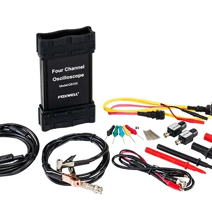 FOXWELL OS100 4 Channels 70MHz Bandwidth Oscilloscope Kit Automotive Diagnostic Tool