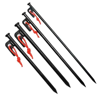 야외 캠핑용 긴 헤비 듀티 전망대 텐트 페그, 강철 마키 스테이크, 단단한 자갈 바닥, 야외 용품