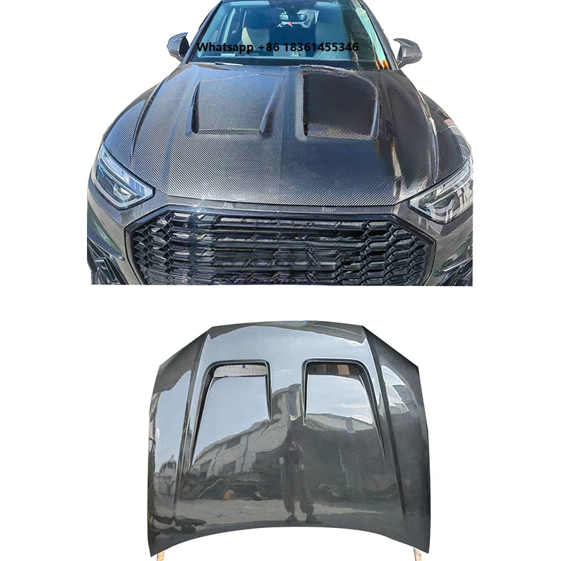 

For M Style Dry Carbon Fiber Engine Hood Bonnet Perfect Fitment