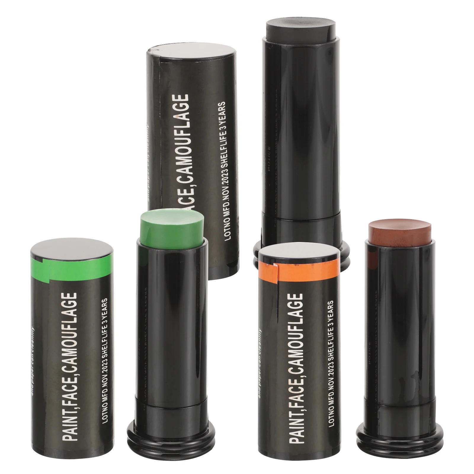 

3Pcs Face Paint Sticks Lightweight Quick Dry Face Painting Tool for Halloween Cosplay Festival Body Art Body Paint for Adults