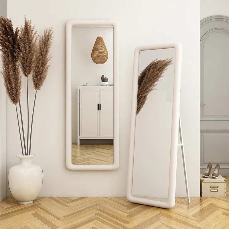 CHKJ-2025NEWDesign Funky Mirror Light Luxury Full Body Irregular Cosmetics Mirror Aesthetic Square Design Espelhos Living Room D