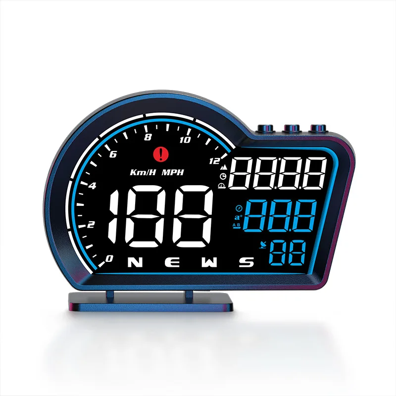 

On-board Computer G16 HUD, Car Head-up Display, GPS Speedometer, Display Driving time Distance and Compass , with Alarm System