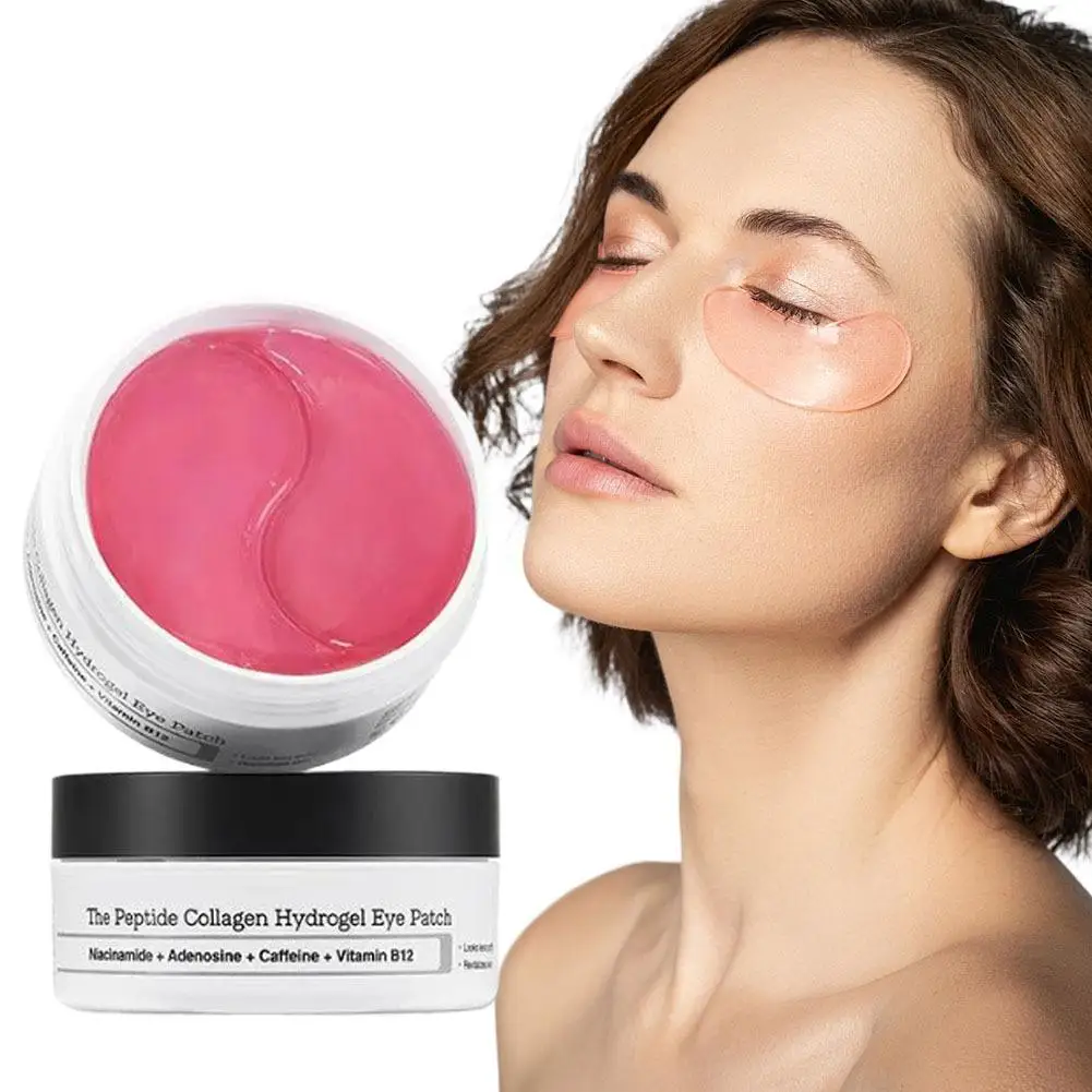 

1-4boxes The Peptide Collagen Hydrogel Eye Patch Deeply Nourishing Diminishes Fine Lines Relieve Eye Fatigue Firming And Lifting