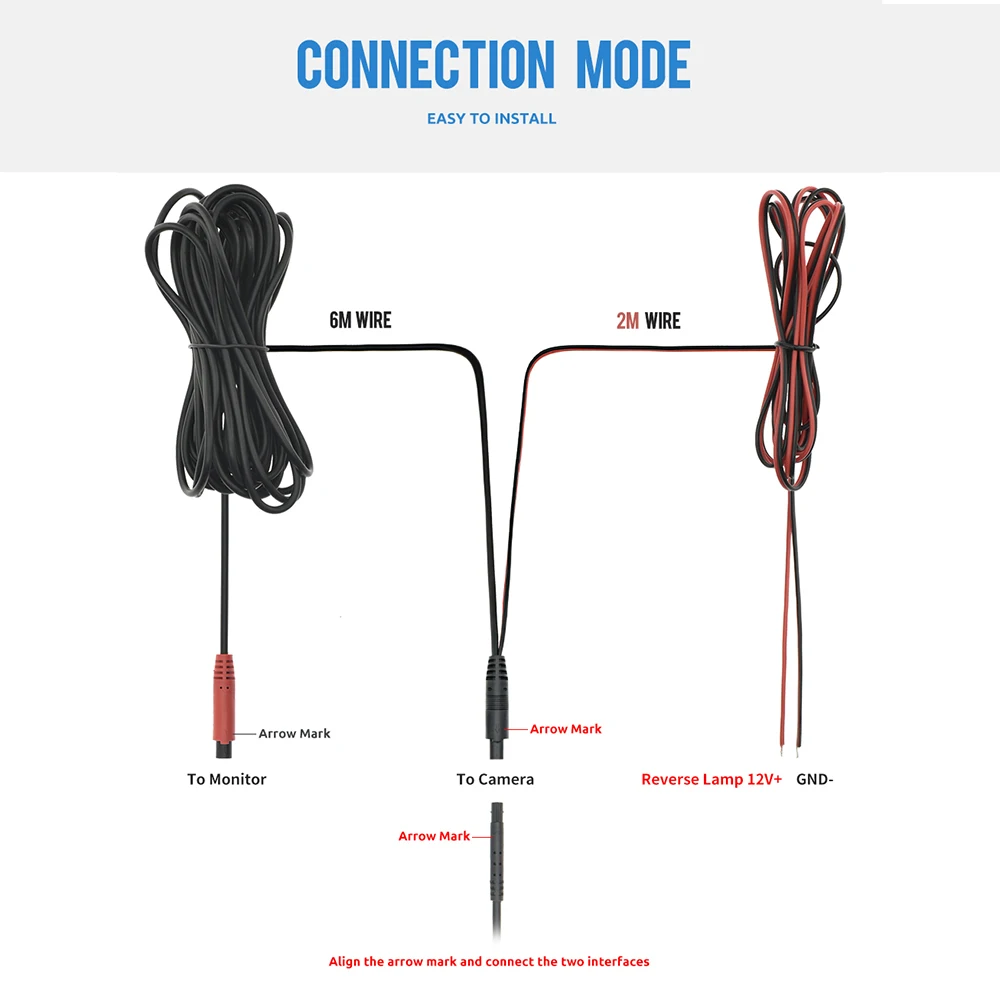 Car Rear View Camera Wide Degree  4.3\