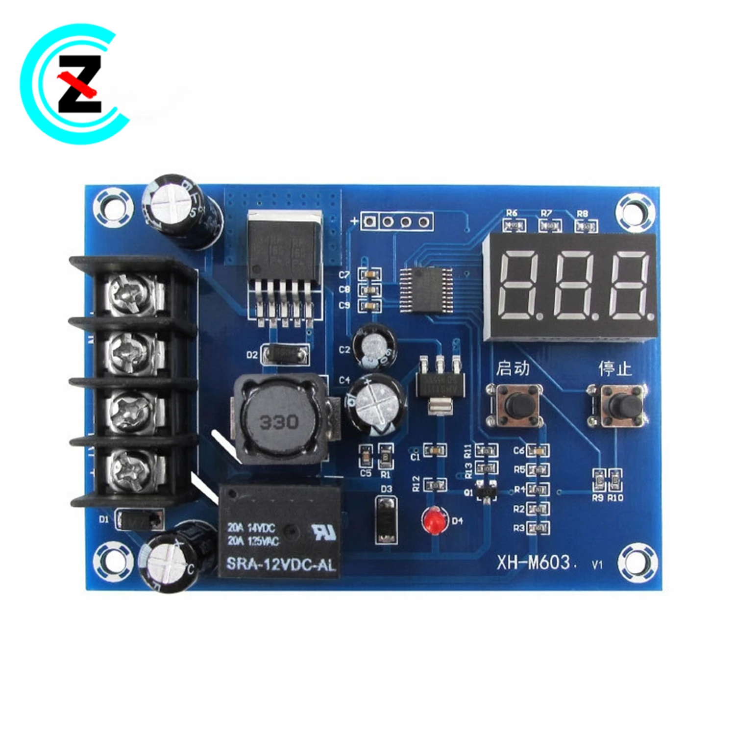 Модуль управления литиевой батареей XH-M603, Стандартная плата переключателя защиты 12-24 В