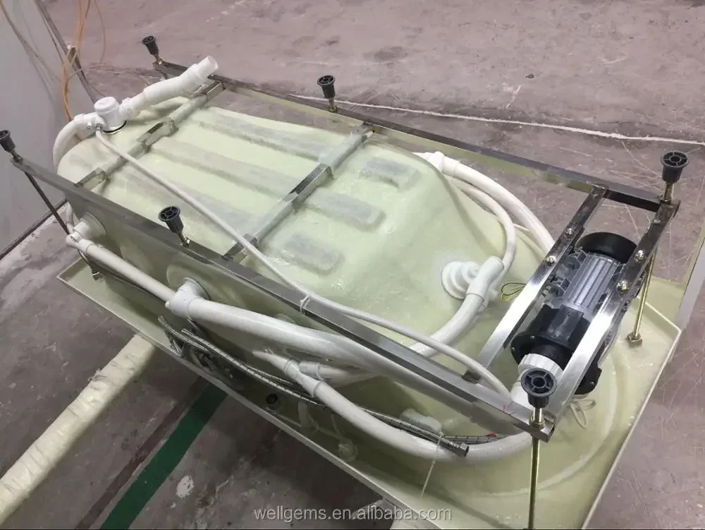 Cheap Bathtub Spa Bath Massage Bathtub Acrylic Apartment Combo Massage (air & Whirlpool) Traditional Drainer High Quality Indoor