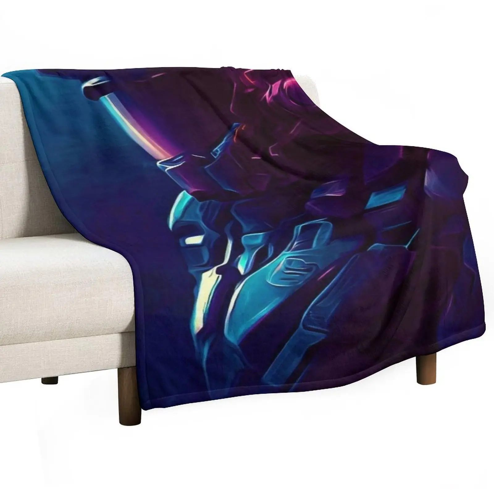 

Original art Major Spartan 117 Throw Blanket Luxury Designer Sofa Throw For Baby Shaggy Blankets