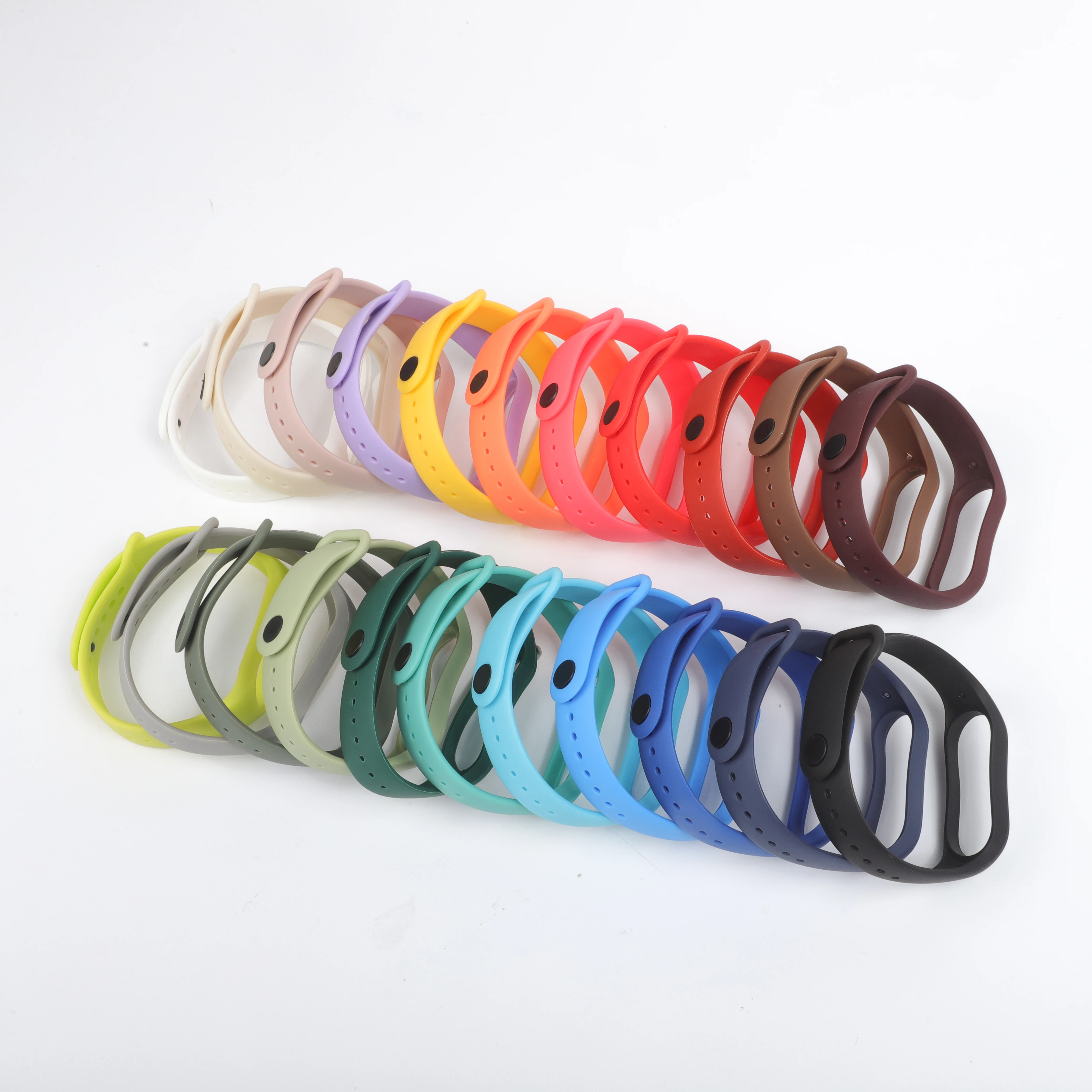 Armbänder für Xiaomi Mi Band 7 6 5 4 3 Silikon Sport Ersatz-Armband Correa Xiaomi Smart Band 7 6 5 4 3 Zubehör – Detail 3