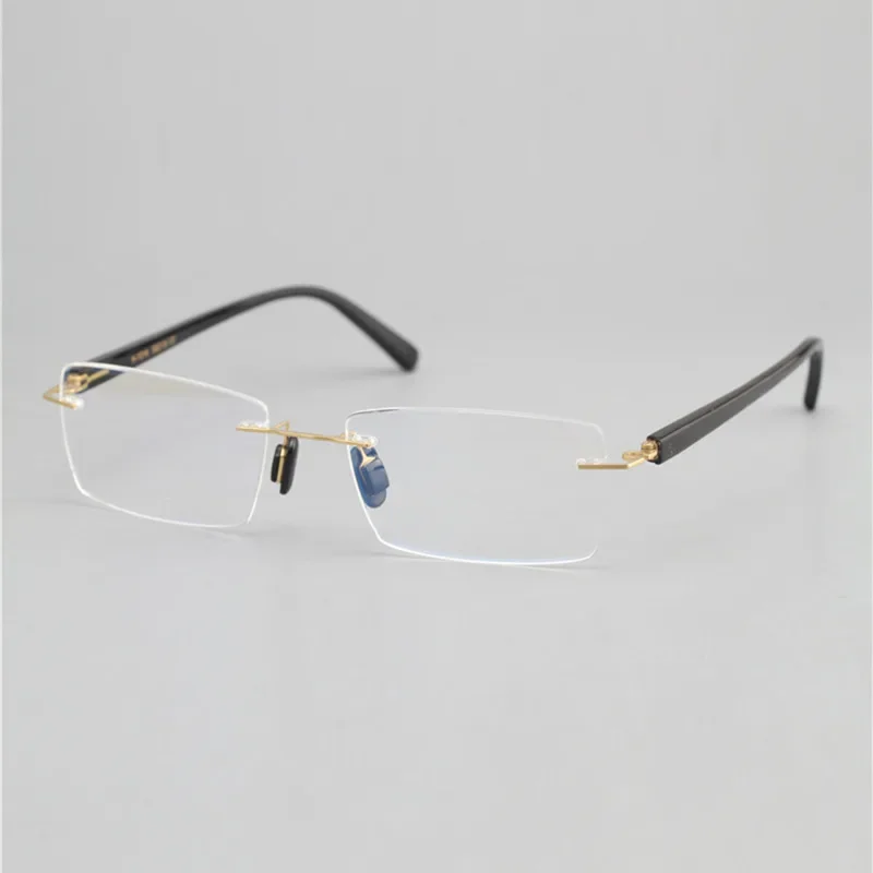 Buffalo horn square glasses frame High quality Retro fashion eyewear Myopia Prescription optical eyeglasses